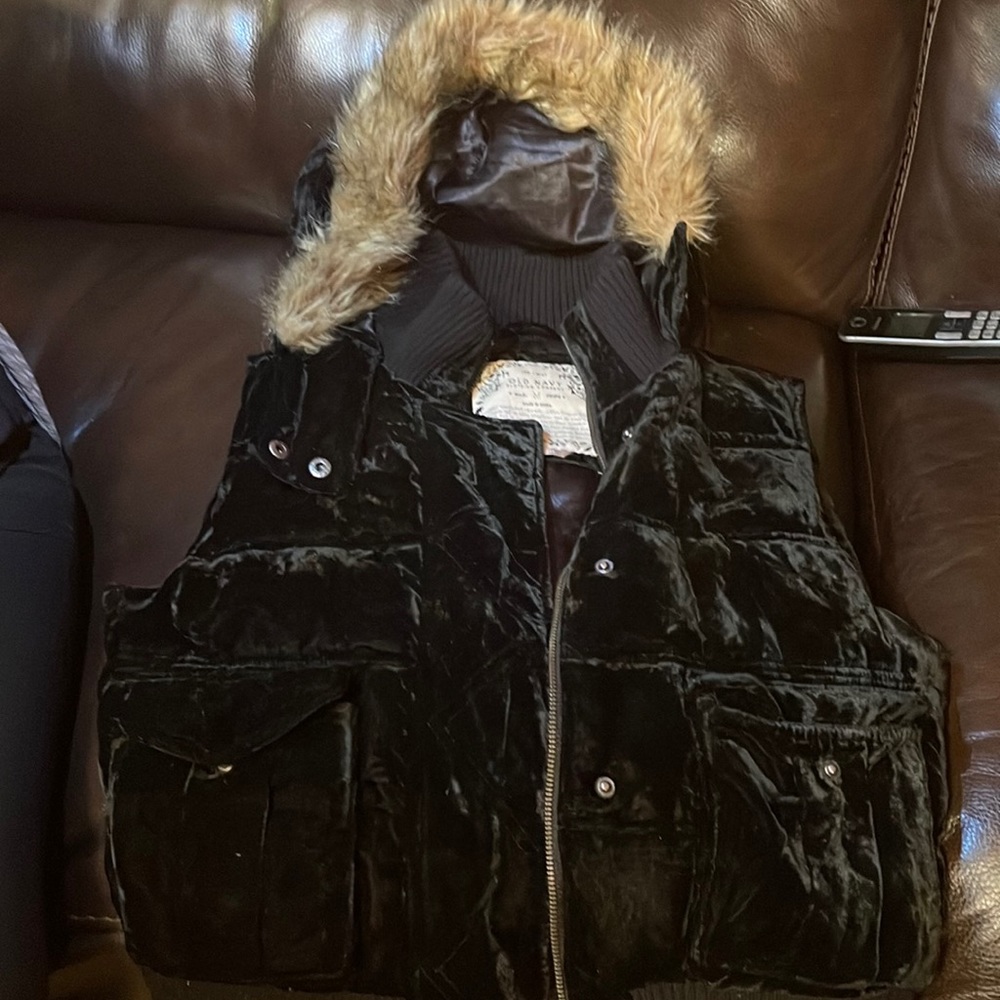 Woman’s Black Velvet Jacket - Size Medium - Like New
